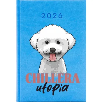 Kalendář Knižkový kalendář 2026 A5 FunnyCase modrý