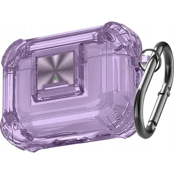 Příslušenství pro sluchátka Pouzdro na sluchátka AirPods Pro 2 fialové MouyouGlow