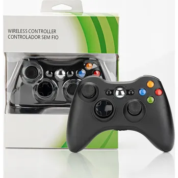Gamepad Bezdrátový ovladač pro konzoli Microsoft Xbox 360, černý