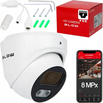 IP kamera IP kopulovitá (dome) kamera Blow BL-I8HL28TWM/PoE 8 Mpx