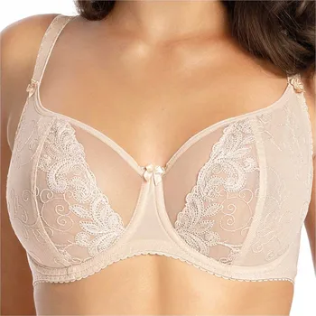 Dámské spodní prádlo Měkká podprsenka balkonetka GAIA 1026 ADA béžová 90C