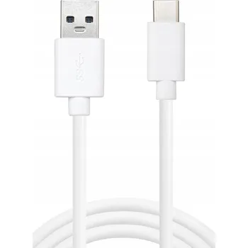 Datový kabel Sandberg USB-C 3.1 na USB-A 3.0 1M SAVER kabel USB 3.0 (3.1 Gen 1) USB C USB A Bílý