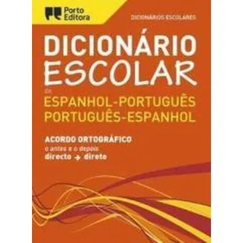 Dicionario Escolar espanhol-portugues portugues... - praca zbiorowa