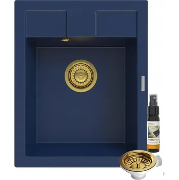 Granitový dřez Jednokomorový granitový dřez Granitan BEST, zlatá barva