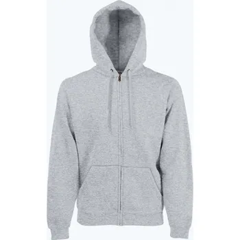 Pánská mikina F.O.L. | Classic Hooded Sweat Jacket heather grey 4XL Mikina s kapucí