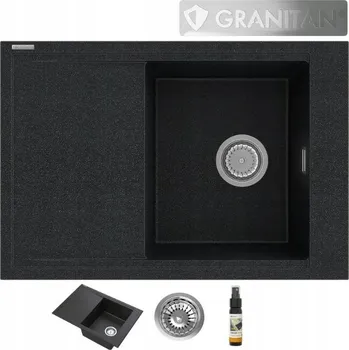 Granitový dřez Jednokomorový granitový dřez Granitan LEPE