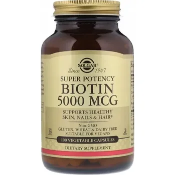 Doplněk stravy Solgar biotin 5000 mcg kapsle 100 ks