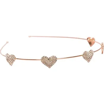 Party dekorace Great pretenders Boutique Rhinestone Heart Headband