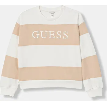 Chlapecké oblečení Dětská bavlněná mikina Guess J6RQ07.KD174.PPY2 béžová 08X, vel. 167