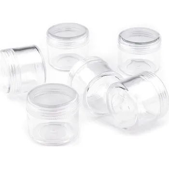 Organizér galanterie Šroubovací krabičky (3,2x3,8cm) na kreativní a šicí potřeby - 12ks