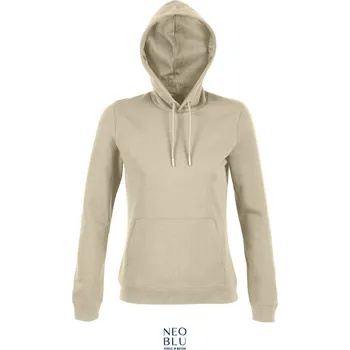 Dámská mikina NEOBLU | Nicholas Women dusty beige XXL Mikina s kapucí (dámská)