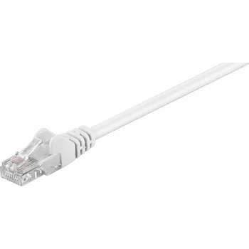 Síťový kabel Patchcord Goobay U/UTP 5e RJ45 / RJ45 1 m bílý