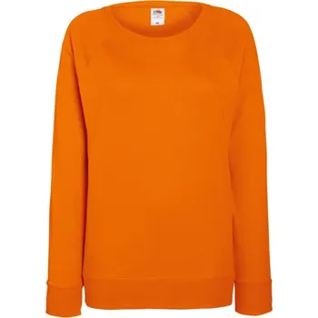 Dámská mikina F.O.L. | Lady-Fit LW Raglan Sweat orange XL Mikina - dámská