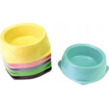 Miska pro psa Jedna plastová miska Hilton, vícebarevná, 0,6 l