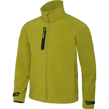 Pánská softshellová bunda B&C | X-Lite Softshell /men green moss XXL Bunda (softshellová)