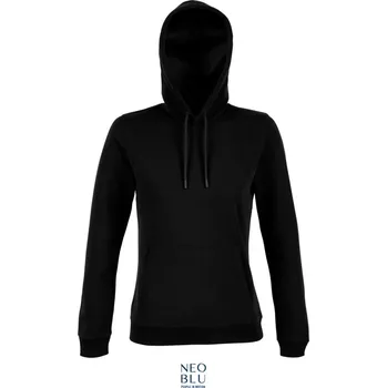 Dámská mikina NEOBLU | Nicholas Women deep black 3XL Mikina s kapucí (dámská)
