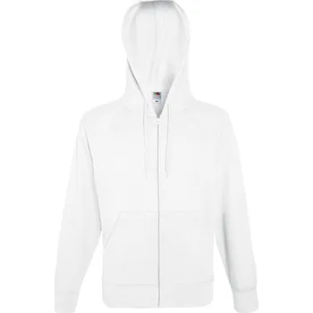Pánská mikina F.O.L. | Lightweight Hooded Sweat Jacket white XXL Mikina s kapucí