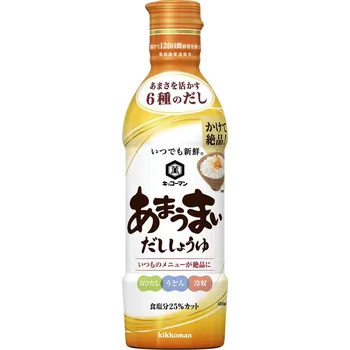 Omáčka Kikkoman JAPONSKÁ čerstvá sladká sójová omáčka s vývarem Dashi, 450 ml
