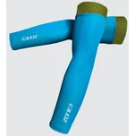 ZONE3 Cyklistické návleky na ruce - AERO - modrá