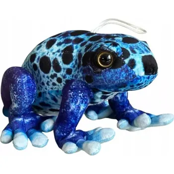 plyšák Plyšová Hračka Modrá žába Jedovatá žába DUBI - 18 cm