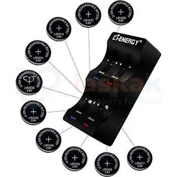 Elektronická stavebnice LaskaKit_cz NC-02 nabíječka knoflíkového akumulátoru Li-Ion (LIR)