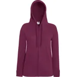 F.O.L. | Lady-Fit LW Hooded Sweat Jacket burgundy L Mikina s kapucí (dámská)