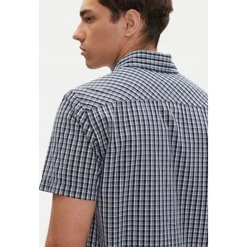 Pánská košile Pánská košile Mustang modrá bavlněná slim velikost M