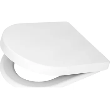 WC sedátko POMALU SKLÁPĚCÍ bílé univerzální odnímatelné Easy Clean D4