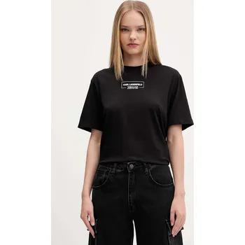 Pánské tričko Bavlněné tričko Karl Lagerfeld Jeans A4W17003 černá 99X, vel. XS