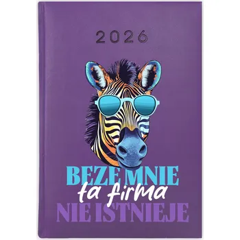 Kalendář Knižní kalendář 2026 A5 FunnyCase fialový