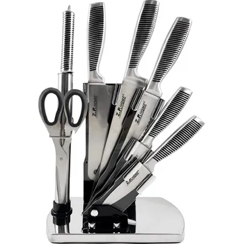 Kuchyňský nůž Sada nerezových nožů 8 ks se stojanem – Z.P.HOME ZP-6683