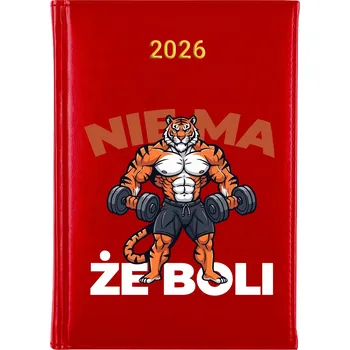 Kalendář Knižní kalendář 2026 A5 FunnyCase červený