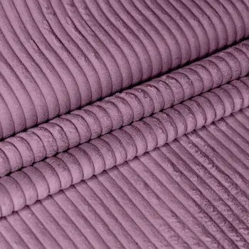 Čalounická Látka 0,5M Růžová Silná Potahová Látka Hrubý Manšestr Masité Proužky