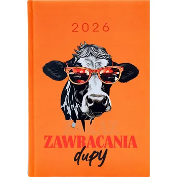 Kalendář Knižkový kalendář 2026 A5 FunnyCase oranžový