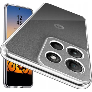 Pouzdro na mobilní telefon Zadní Kryt WWW pro Motorola Moto G15 4G / G15 power 4G bezbarvý