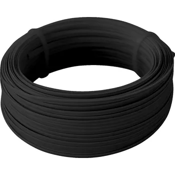 Vázací drát Vazačka s Fe drátem 0,60 mm, černý - 1 m (0,60/B)