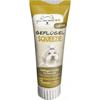 Pamlsek pro psa Yummeez Chicken SQUEEZIE 75g v tubě Pamlsek pro psy krémová chutná pasta
