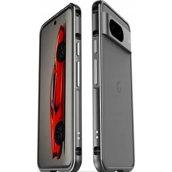 Pouzdro na mobilní telefon Rámeček XGSM pro Google Pixel 8 stříbrný