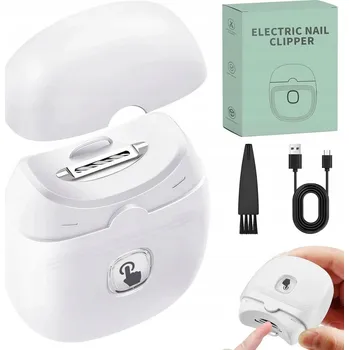 ELEKTRICKÝ ZASTŘIHOVAČ / TRIMER NA NEHTY MINI S LED OSVĚTLENÍM PRO MANIKÚRU