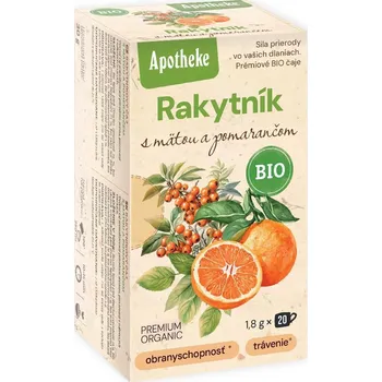Apotheke Rakytníkový čaj s mátou a pomerančem BIO 20x 1,8 g