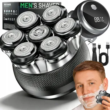 7D HOLICÍ STROJEK PÁNSKÝ ZASTŘIHOVAČ PRO HOLENÍ VLASŮ HLAVY VOUSŮ UŠÍ NOSU