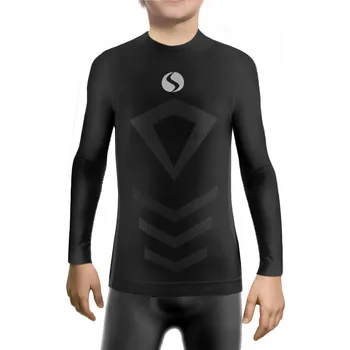 Pánské tričko Chlapecké funkční tričko Thermo Active CL40 s dlouhým rukávem černé 116-140 (4XS/3XS)