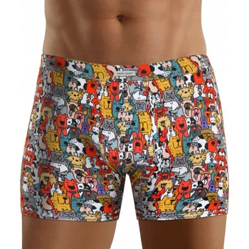 Pánské spodní prádlo PÁNSKÉ BOXERKY slipy bavlněné pohodlné FUNNY 09 Dogs Sesto Senso *L