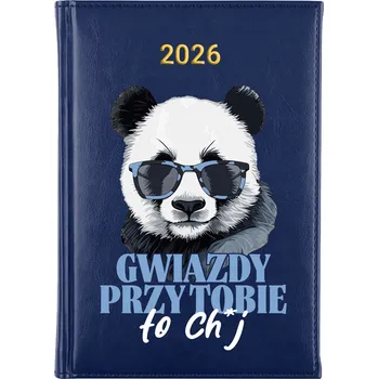 Kalendář Knižkový kalendář 2026 A5 FunnyCase modrý