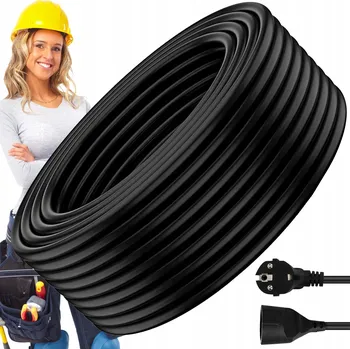 Napájecí kabel PRODLUŽOVACÍ KABEL PRO STAVEBNÍ SEKAČKU, SILNÝ, 20 M