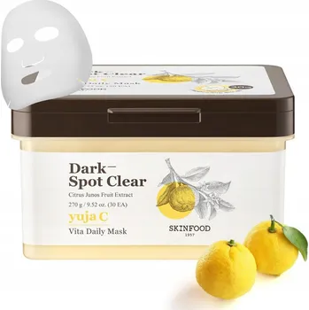 Pleťová maska SKINFOOD Yuja Vita Denní pleťová maska 250g (30 ks)