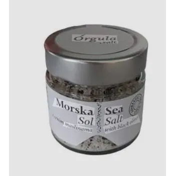 Kuchyňská sůl Mořská sůl s černými olivami 110g