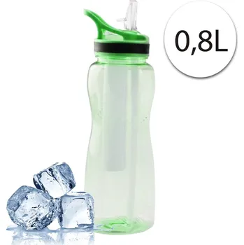 Sport Perfect Home 28180-Green Chladící láhev na vodu s držákem 0,8 L, zelená