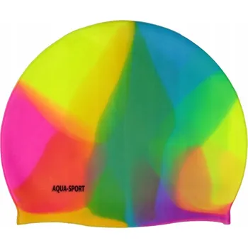 Plavecká čepice Silikonová plavecká čepice Aqua-sport vícebarevná