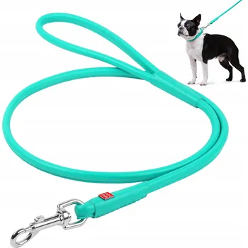 Vodítko pro psa Vodítko treningové vodítko Waudog kůže 1,22 m